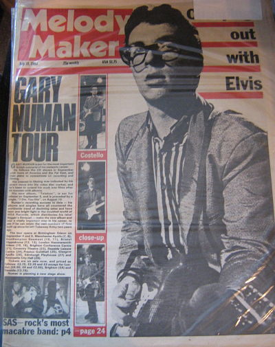 Front Cover Melody Maker 19/7/80