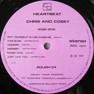 CHRIS AND COSEY, Heartbeat