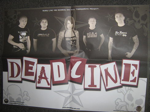 DEADLINE, 2005 German Tour Poster
