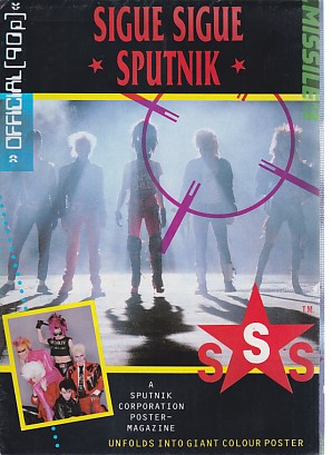 SIGUE SIGUE SPUTNIK, A Sputnik Corporation Poster - Magazine